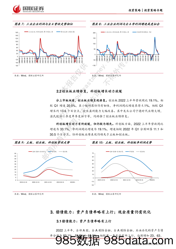 A股2022年半年报分析：从半年报挖掘股价与基本面错配机会_国联证券插图5