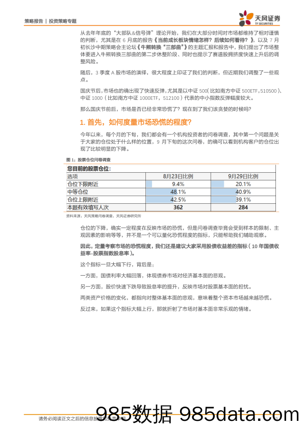 策略·专题报告：别人恐慌时，我能贪婪吗？_天风证券插图2