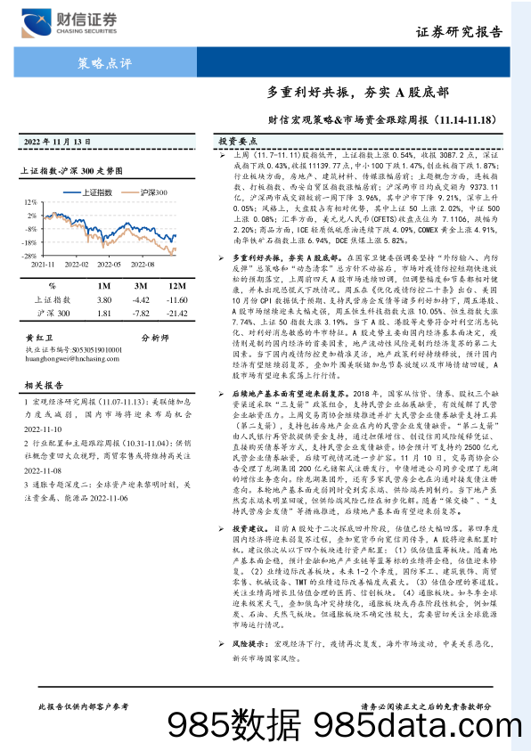 财信宏观策略&市场资金跟踪周报：多重利好共振，夯实A股底部_财信证券插图