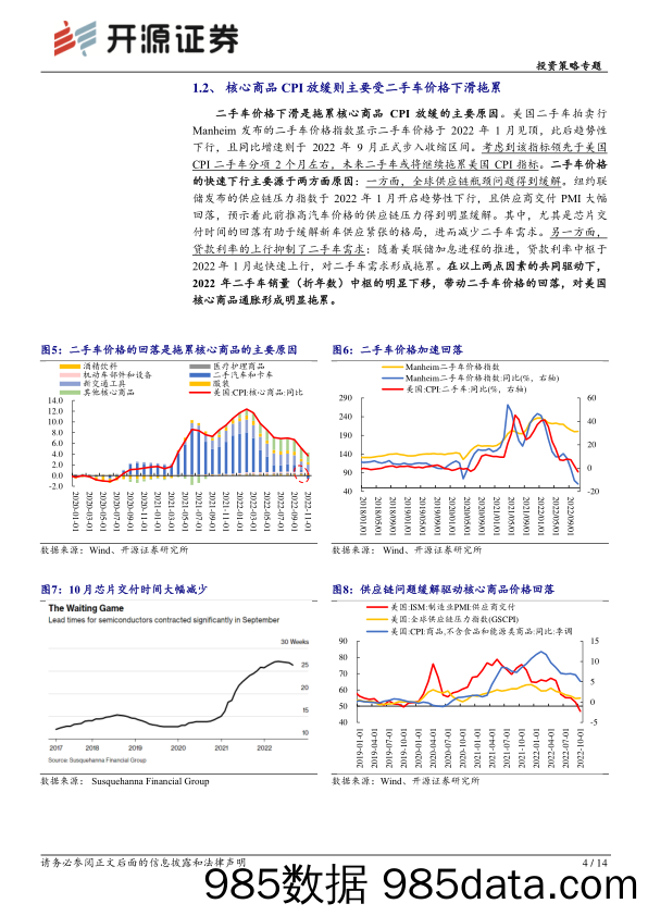 投资策略专题：解构美国通胀高企之谜：静待核心服务价格回落_开源证券插图3