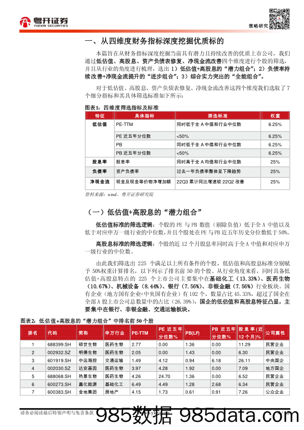 【粤开策略】四维度挖掘央企、国企的潜力股、进步生和全能王_粤开证券插图3