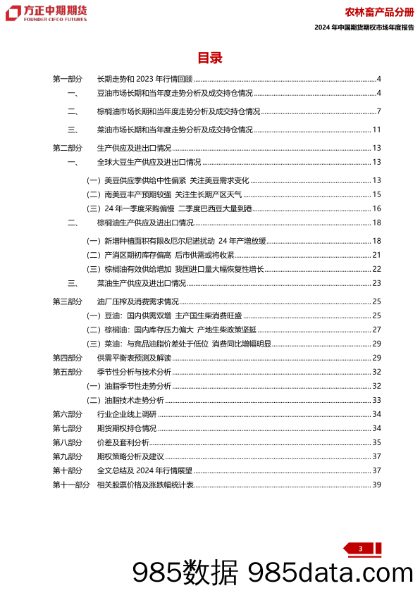 2023年植物油市场回顾与2024年展望：植物油：沉舟侧畔干帆过 病树前头万木春-20240109-方正中期期货插图2