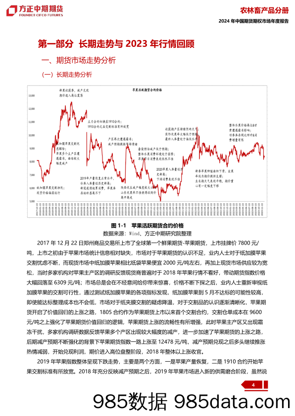 2023年苹果市场回顾与2024年展望：苹果：寒雪梅中尽 春风柳上归-20240109-方正中期期货插图3