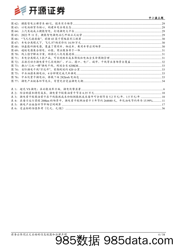 中小盘主题：智能汽车系列（八）：换电产业链：千亿赛道，长坡厚雪_开源证券插图3