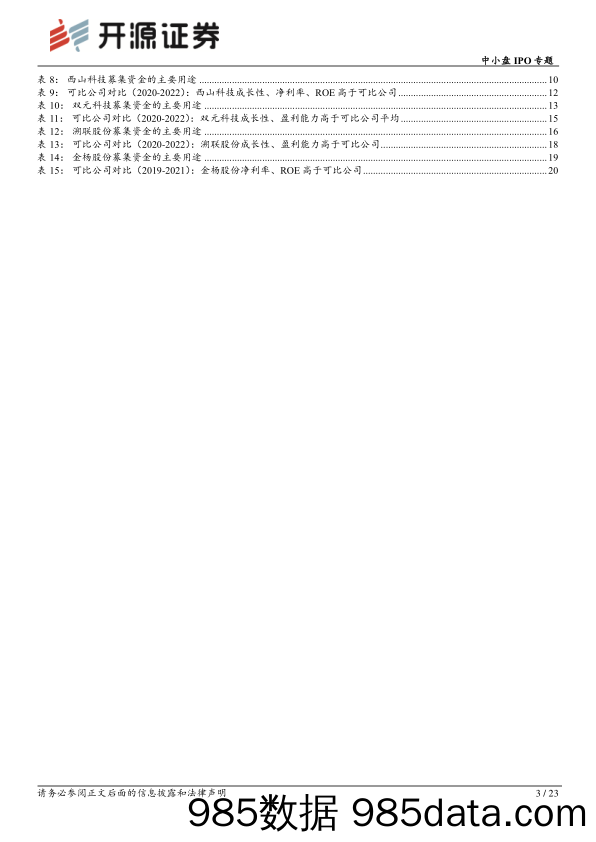 中小盘IPO专题：次新股说：本批埃科光电等值得重点跟踪（2023批次17、18、19）_开源证券插图2