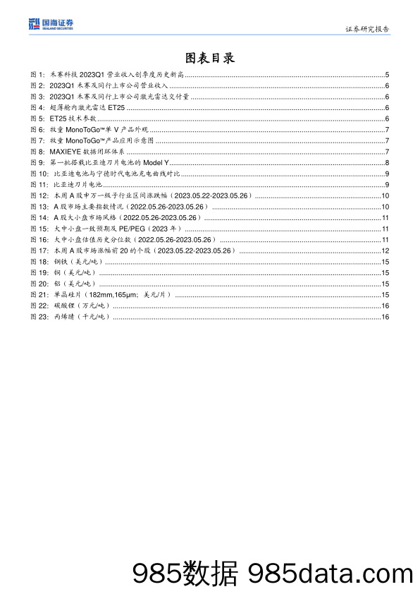 中小盘行业研究：禾赛科技季度收入创历史新高，Non-GAAP非通用会计准则下实现盈利_国海证券插图3