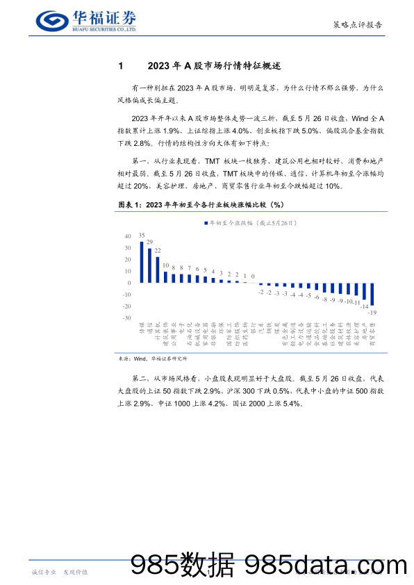 策略点评报告：如何理解开年以来A股行情特征_华福证券插图2