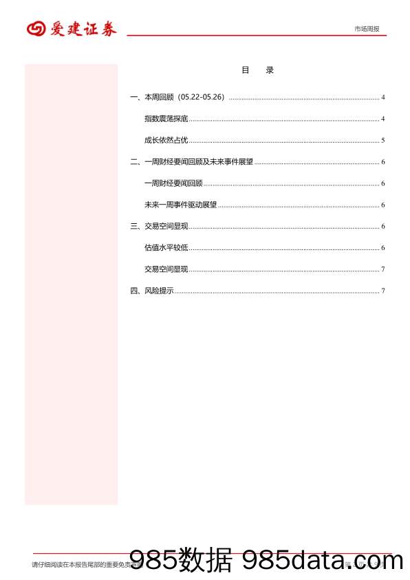 市场周报：交易空间显现_爱建证券插图1