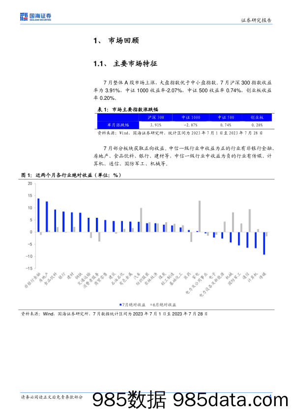 行业配置策略月度报告：宏观定价的行业配置优势显著，8月继续推荐顺周期方向_国海证券插图3