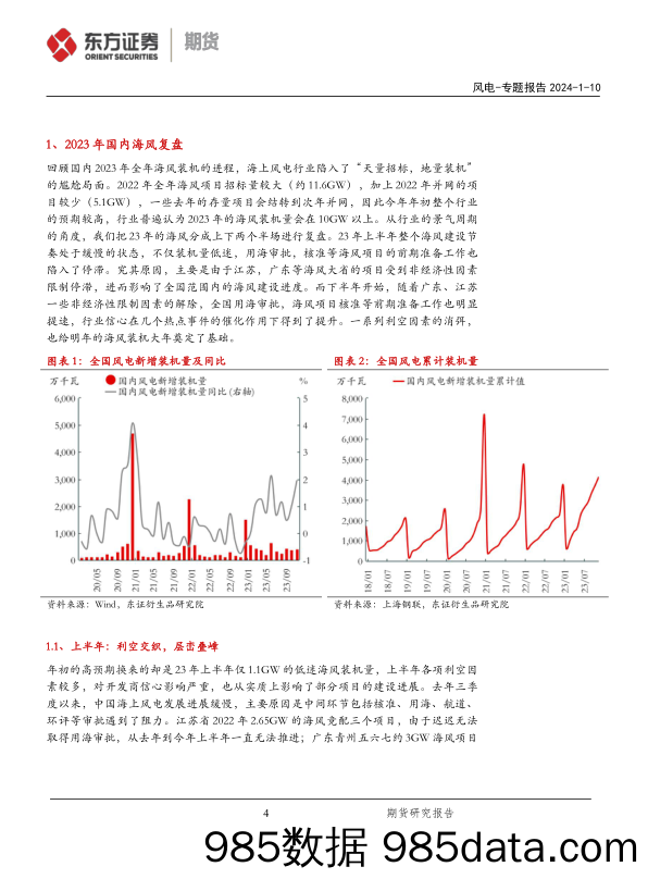 新能源风电专题报告：曙光已至，扶摇风起-20240110-东证期货插图3