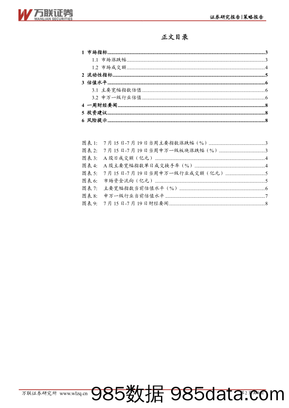 策略周观点2024年第26期：三中全会召开，推动进一步全面深化改革_万联证券插图1