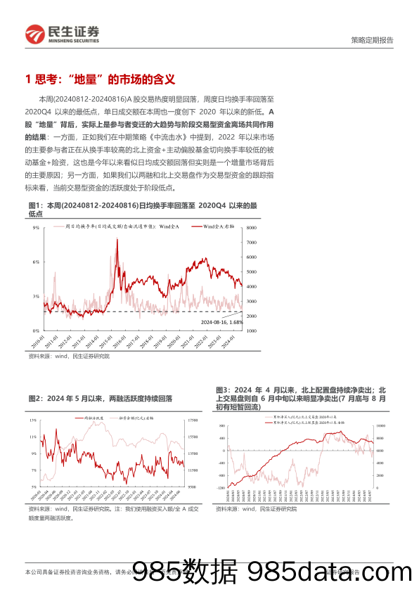 A股策略周报：“地量”之后，寻未来脉络_民生证券插图2