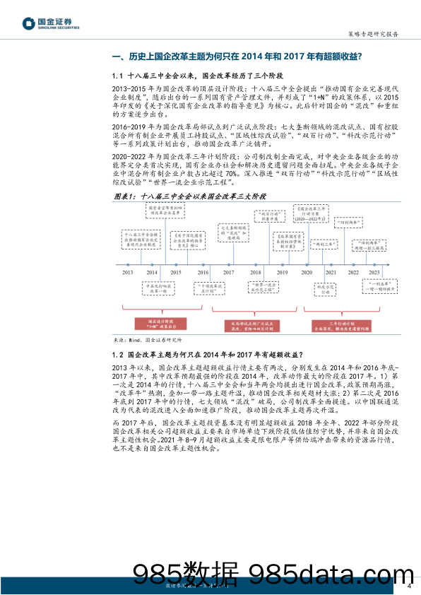 国企改革主题思考：国企改革主题相对行情为何历史上只有两次？_国金证券插图3