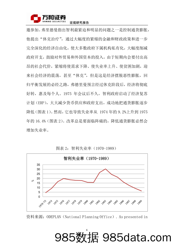 皮诺切特引导下的智利改革_万和证券插图5