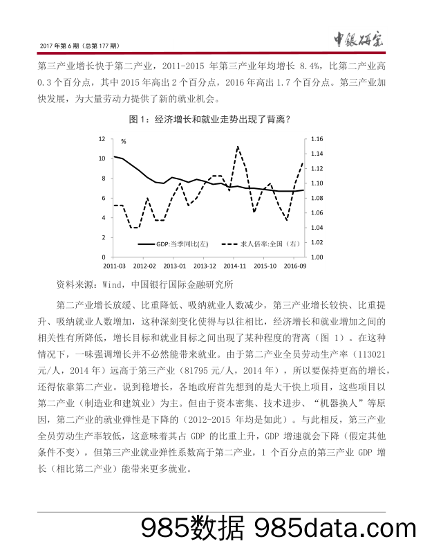 2017年《政府工作报告》解读报告之一：为何要更加重视就业导向_中国银行插图2