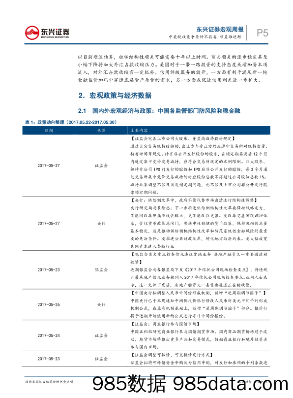 宏观经济周报：中美税收竞争条件不具备 顺差难逆转_东兴证券插图4