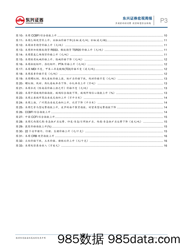 宏观经济周报：多因素利好消费 投资转型符合预期_东兴证券插图2