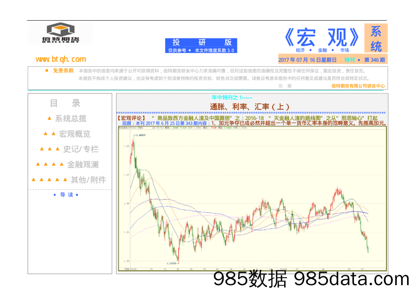 宏观周报_倍特期货