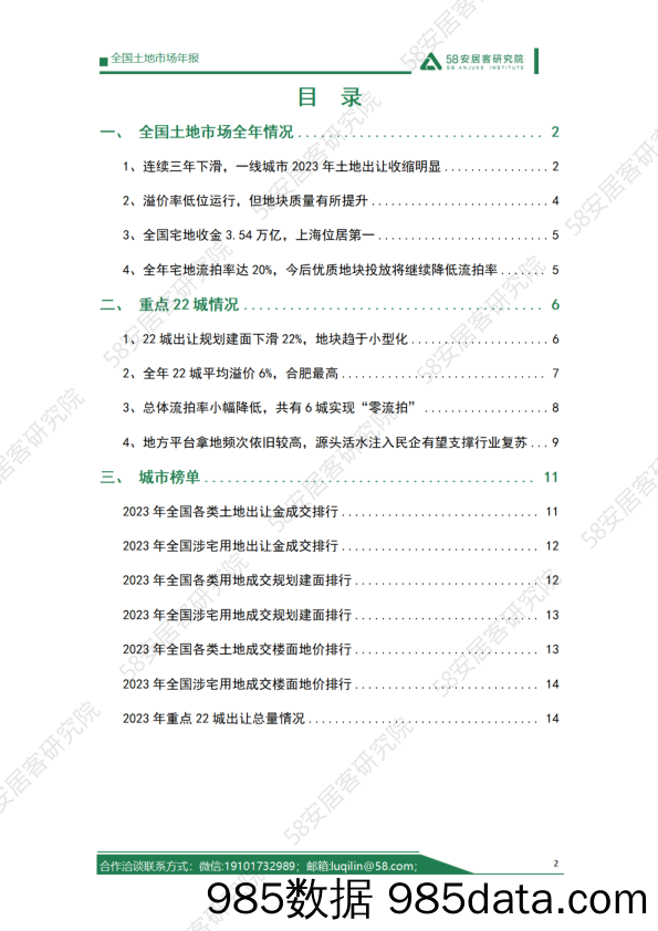 2023年全国土地市场年报插图1