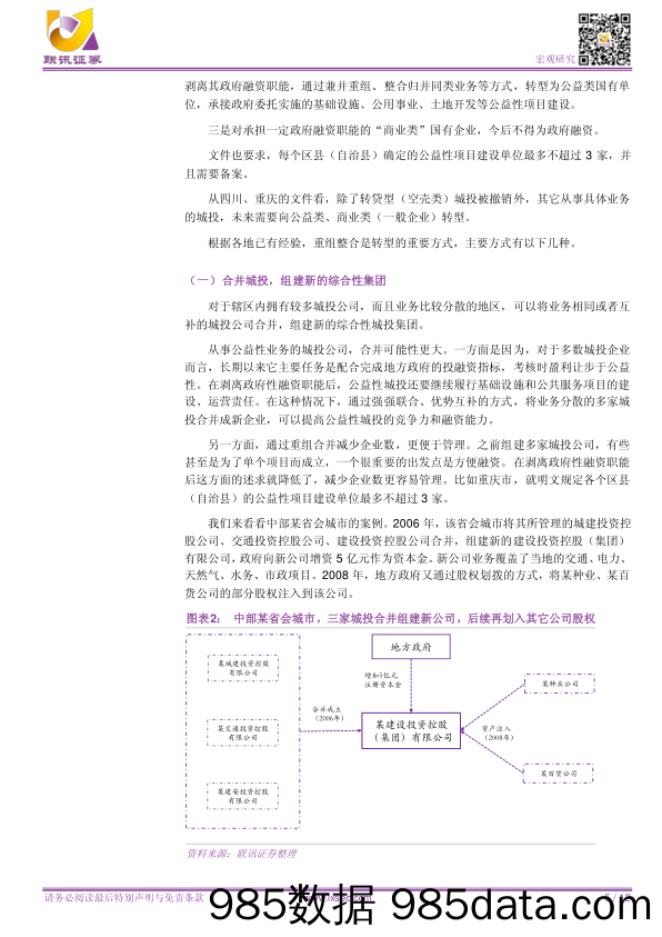 联讯宏观专题研究：城投转型模式全解析_联讯证券插图4