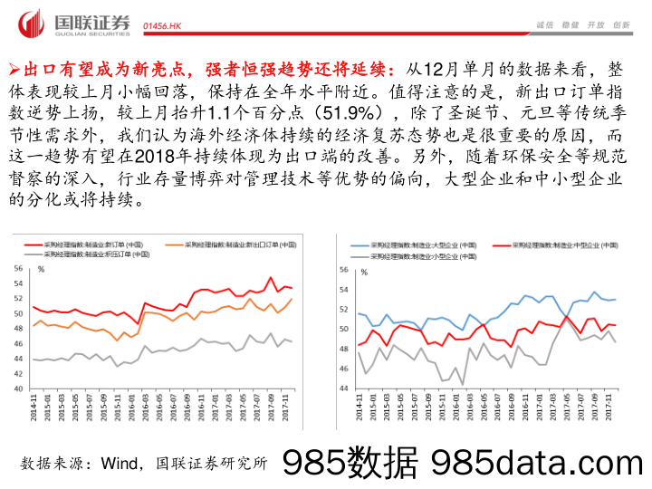 2017年12月PMI数据点评：数说2017，高景气度背后的故事_国联证券插图4