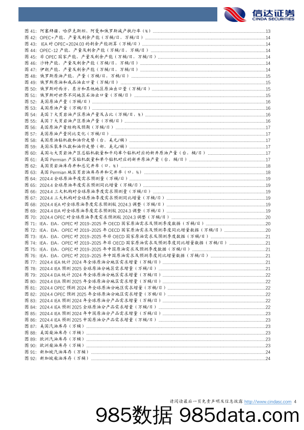 【消费洞察分析报告】石油加工行业-原油月报：EIA上修2024-2025年全球原油消费数据-240508-信达证券插图3