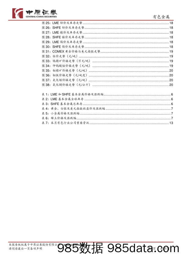 有色金属行业月报：板块表现较好，金属价格涨跌互现-20240305-中原证券插图2