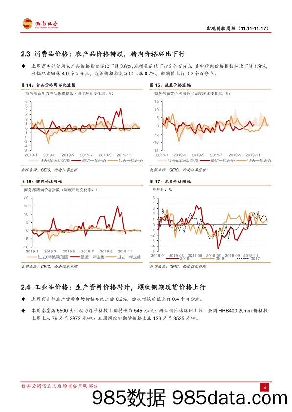 宏观固收周报：央行稳定市场预期，经济延续企稳态势_西南证券插图5