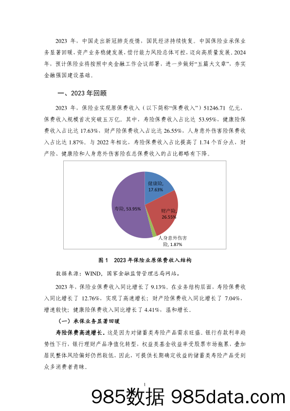 【NIFD季报】迈向高质量发展：2023年保险业回顾与展望插图4