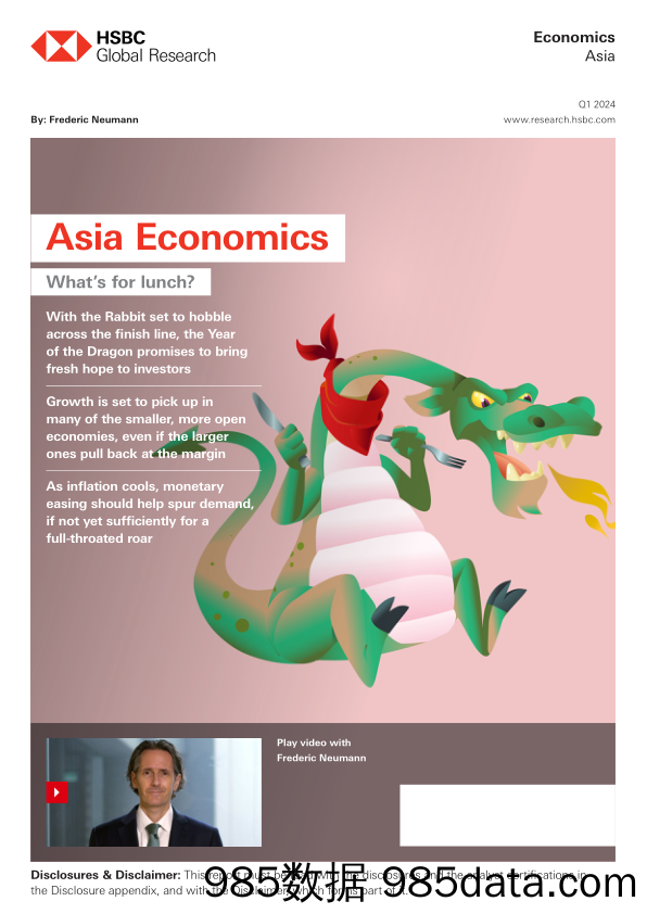 HSBC_Asia Economics - What s for lunch_Q12024