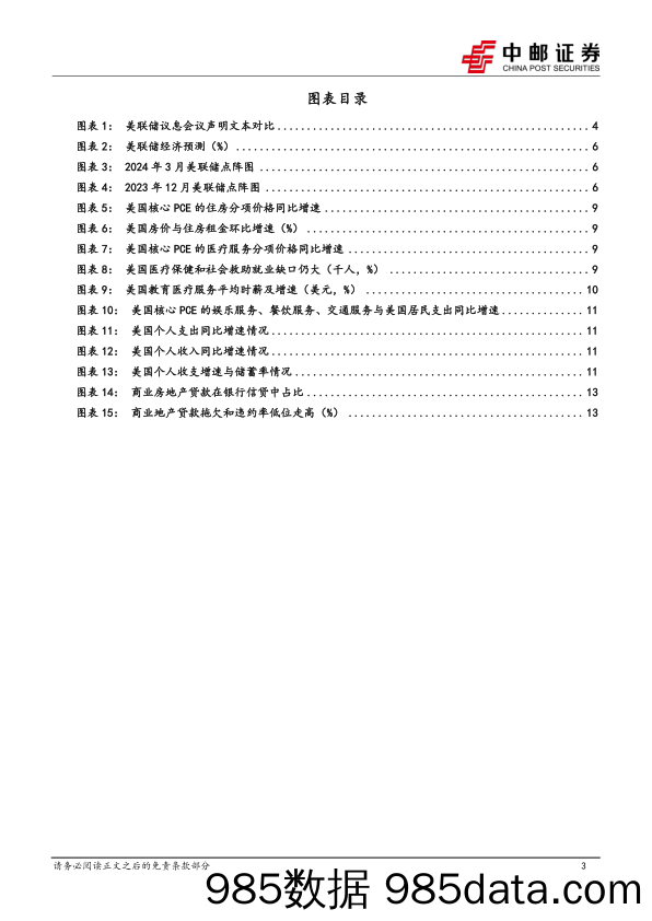 宏观研究：通胀与风险，美联储的两难决策-240321-中邮证券插图2