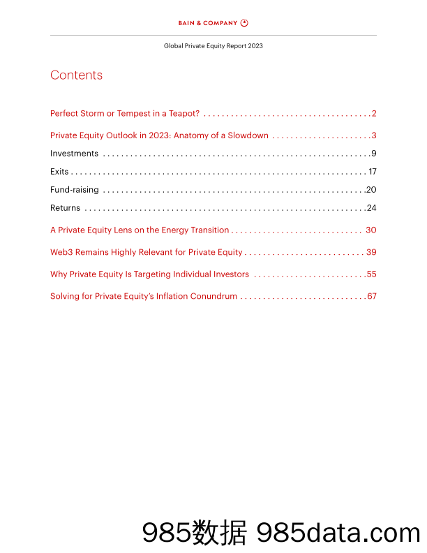 2023贝恩全球私募基金报告-英插图2