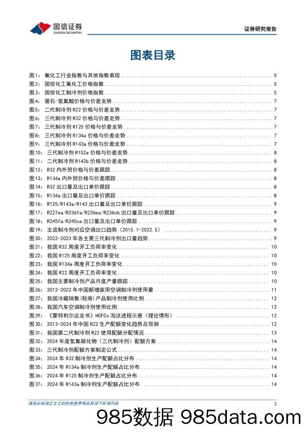 氟化工行业2024年3月月度观察：“以旧换新”助力空调排产增长，三代制冷剂进一步上涨-240329-国信证券插图2