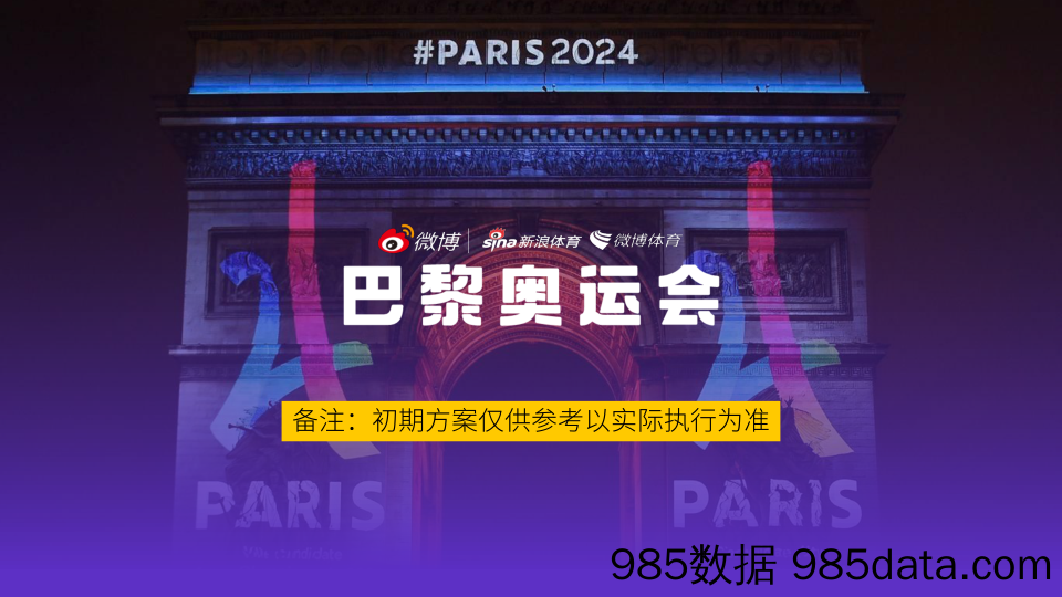 【社交媒体营销方案】2024年微博体育巴黎奥运会规划