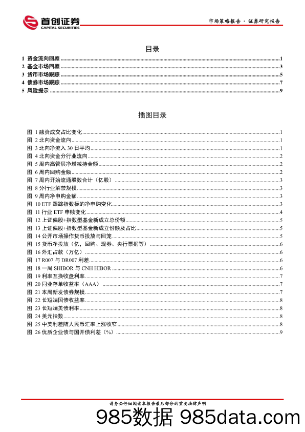 市场策略报告：跨月后资金面恢复平静-240408-首创证券插图1