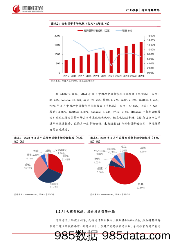 计算机行业专题研究：ChatGPT无门槛使用，或将颠覆搜索引擎-240407-国联证券插图3