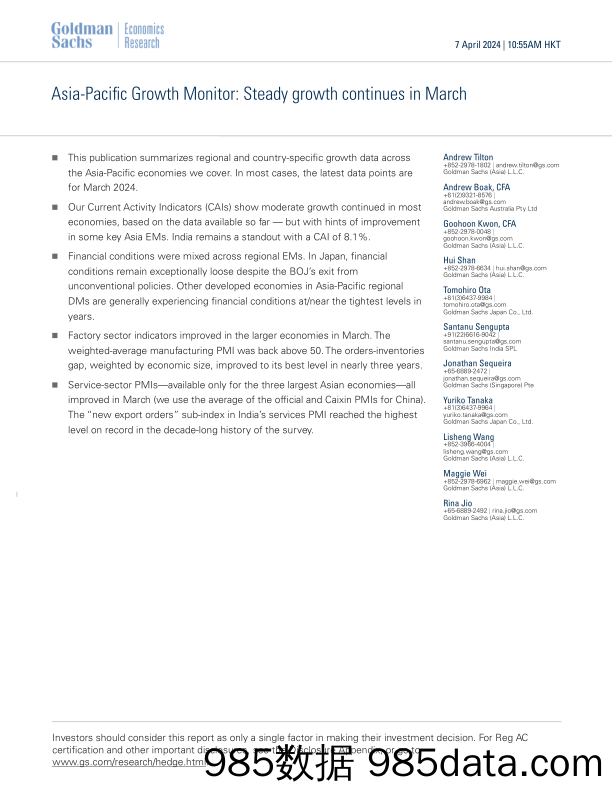 Asia-Pacific Growth Monitor_ Steady growth continues in March(1)