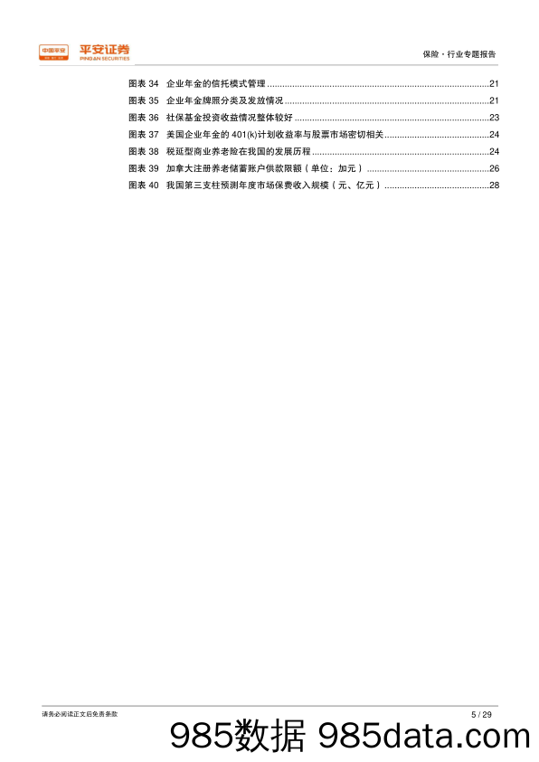 保险行业专题报告：我国养老金体系和第三支柱比较研究_平安证券插图4