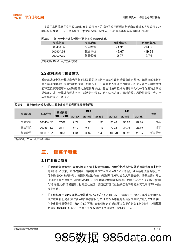 新能源汽车行业动态跟踪第109期：16年电动车第二批国补资金达167.6亿元_平安证券插图5