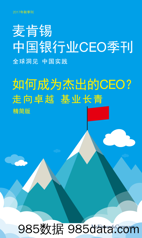 2017年秋季刊：中国银行业CEO季刊_麦肯锡咨询