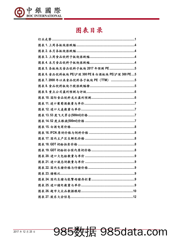 食品饮料行业周报：消费升级、复苏传导将是2018年的投资主线_中银国际插图2