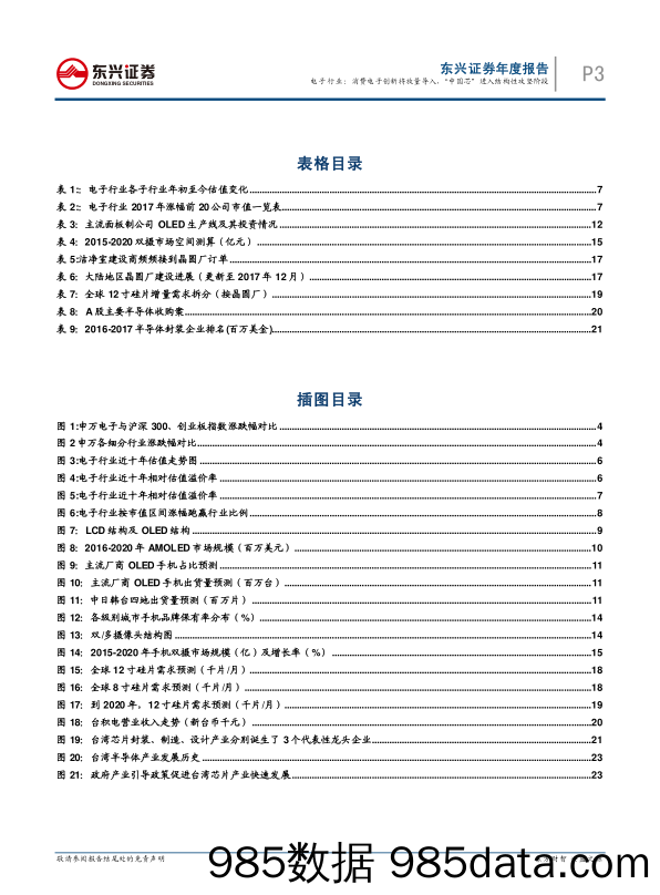 电子行业2018年投资策略：消费电子创新将放量导入，“中国芯进入结构性攻坚阶段_东兴证券插图2