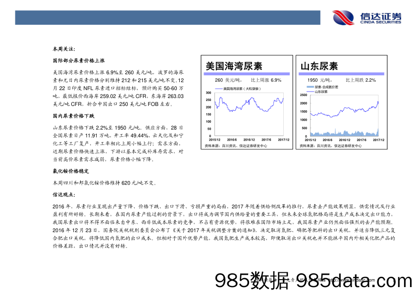 化工行业2018年第1周周报：制冷剂、氢氟酸价格上涨_信达证券插图5