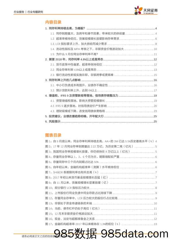 银行行业专题研究：同存利率持续走高、未来走势及影响，我们怎么看？_天风证券插图1