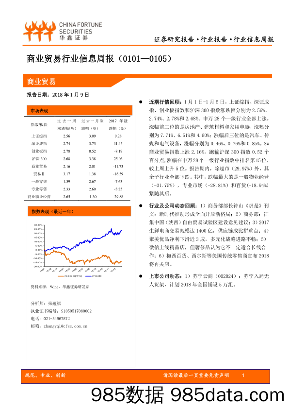 商业贸易行业信息周报_华鑫证券