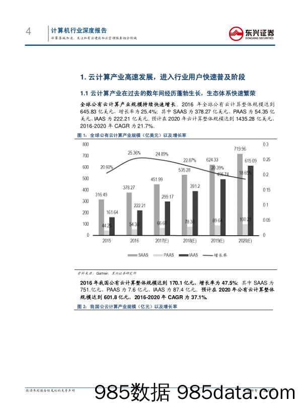 计算机行业深度报告：部署落地加速，关注私有云建设和云管理服务细分领域_东兴证券插图3