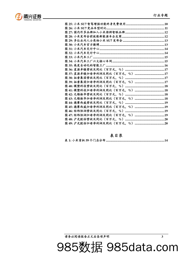 汽车行业专题报告：小米SU7上市，智能化及生态链构筑强大产品力-240416-甬兴证券插图2