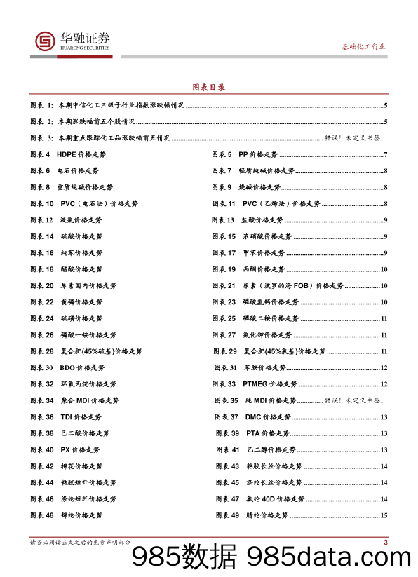 基础化工行业周报_华融证券插图2