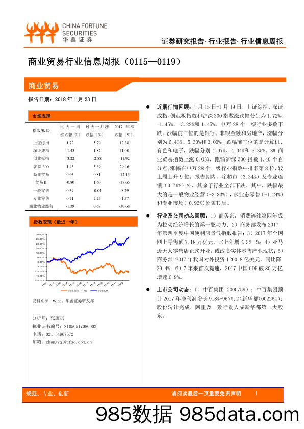 商业贸易行业信息周报_华鑫证券