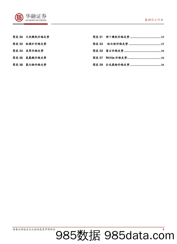 基础化工行业：周报_华融证券插图3